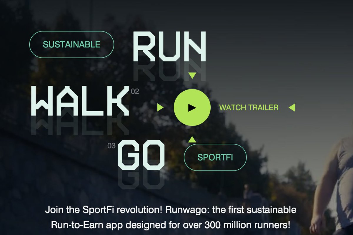 's tweet image. 🚀 @runwago  - The Future of Running! 🏃‍♂️💰

Join 300M+ daily runners using Runwago to stay fit &amp;amp; earn rewards!

✅ Choose a challenge based on your level
✅ Deposit $RWG tokens
✅ Complete the challenge &amp;amp; earn extra rewards!

 #RunToEarn #Runwago #Fitness