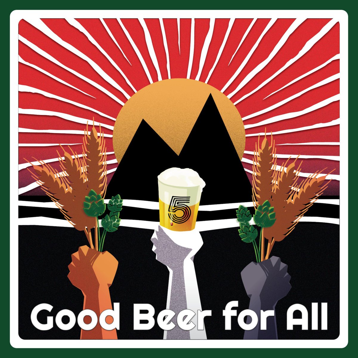sakamichi_beer's tweet photo. 5周年です！

明日から、周年記念ビールが提供され、すべてのTシャツがセール価格になります。ぜひお祝いに来てください！

#goodbeerforall #立川 #クラフトビール #craftbeer #tachikawa #坂道ノース #坂道タップルーム https://t.co/XN2836hXwO