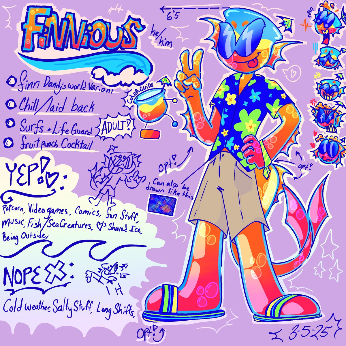 FinniousThGreat's tweet image. Rad Dude!

Finnious
//I DIDNT KNOW WHAT TO PUT FOR HALF OF THESE,,,, whatever take this throws it at you