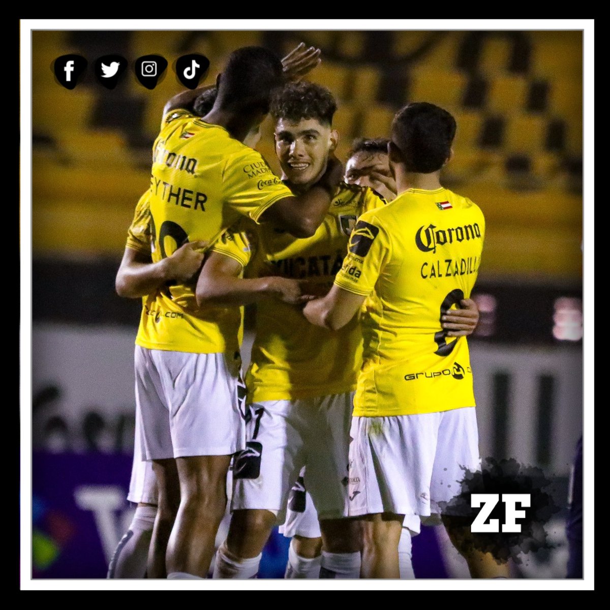 ZonaFUT1's tweet photo. ¡VICTORIA IMPORTANTE!

#ExpansionMX 🦌. #VENV 4-2  #TAP 🎺

En su casa @venadosfc goles a @TapatioCD por la @LigaMXExpansion

Goles:
🦌  Calzadilla, López(2), García 
🎺 Sánchez, Cendejas https://t.co/pOi3hZfwMr