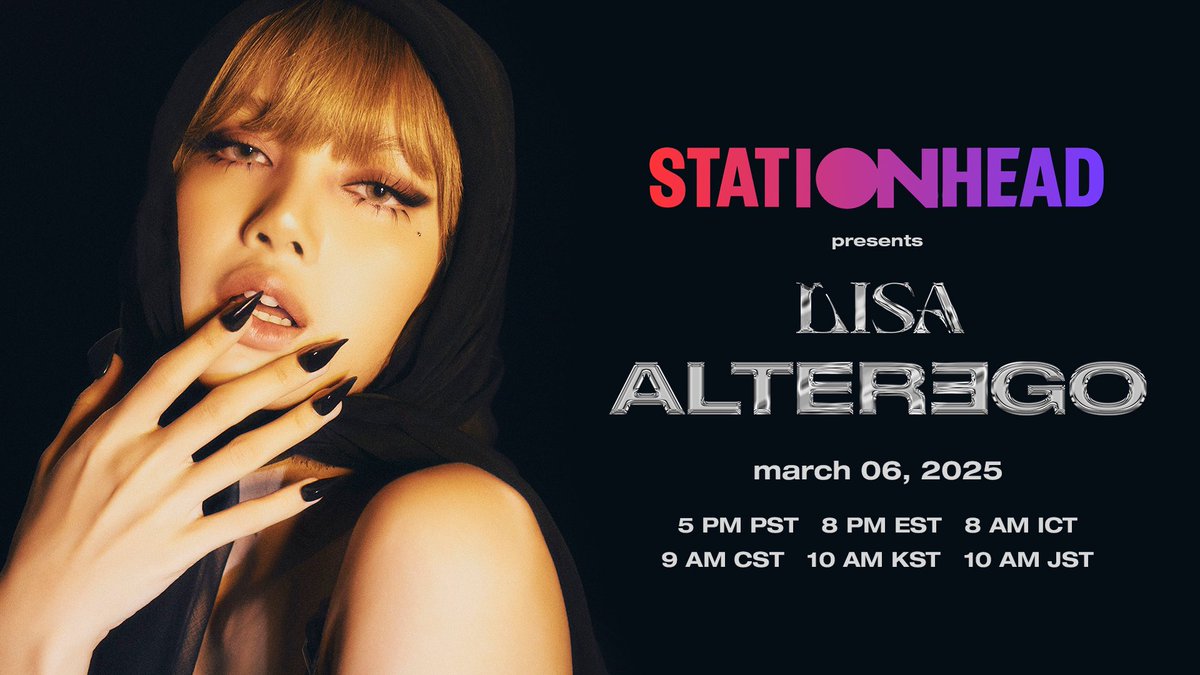 LLOUD (@wearelloud) on Twitter photo Join us on <a href="/STATIONHEAD/">STATIONHEAD</a> tomorrow for an Alter Ego listening party!
3/6 @ 5PM PT ⭑
lisa.lnk.to/stationhead
#LISA #LISAxAlterEgo Join us on <a href="/STATIONHEAD/">STATIONHEAD</a> tomorrow for an Alter Ego listening party!
3/6 @ 5PM PT ⭑
lisa.lnk.to/stationhead
#LISA #LISAxAlterEgo