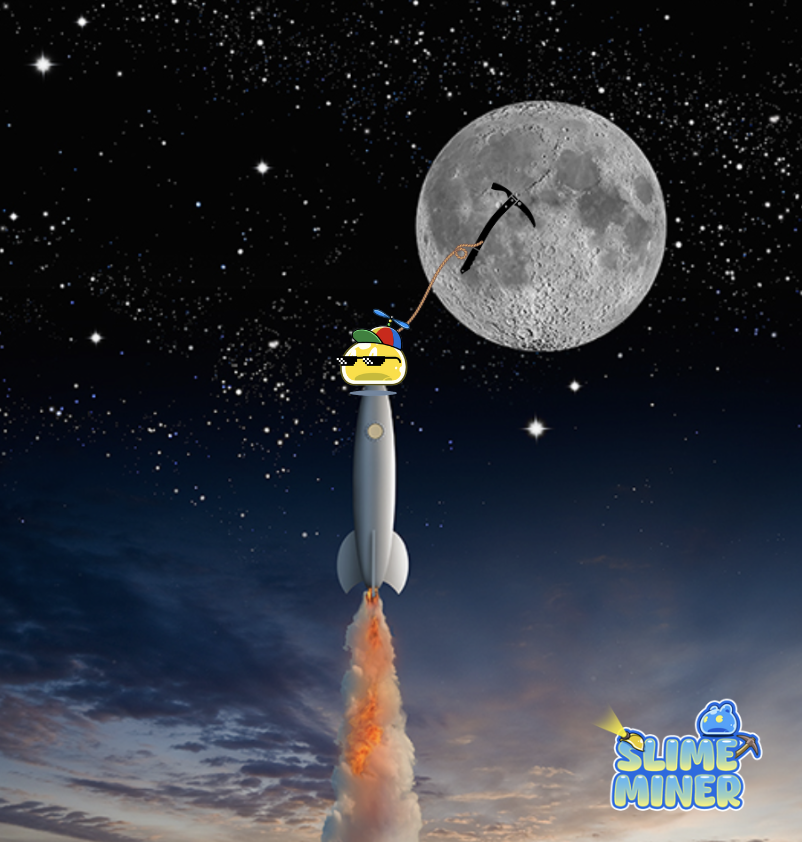 Slime_Miner's tweet image. 🍀 March to the Moon ! Dig Your Way from Earth to the Moon 🌙

#Playtoairdrop #SlimeMiner #MiniDapponLINE