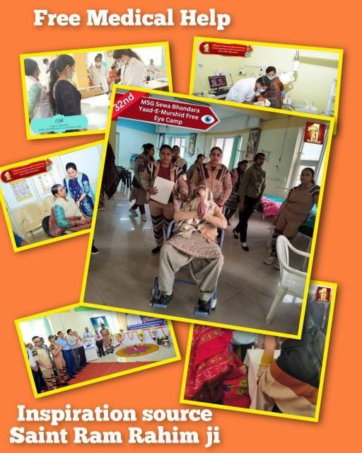 Meenakshirahul3's tweet image. Healthcare is the basic need of every human being. To provide free medical facilities &amp;amp; healthcare for the extremely poor, free monthly checkup camps are conducted in Dera Sacha Sauda, under the guidance of Saint Dr MSG 
#FreeMedicalHelp