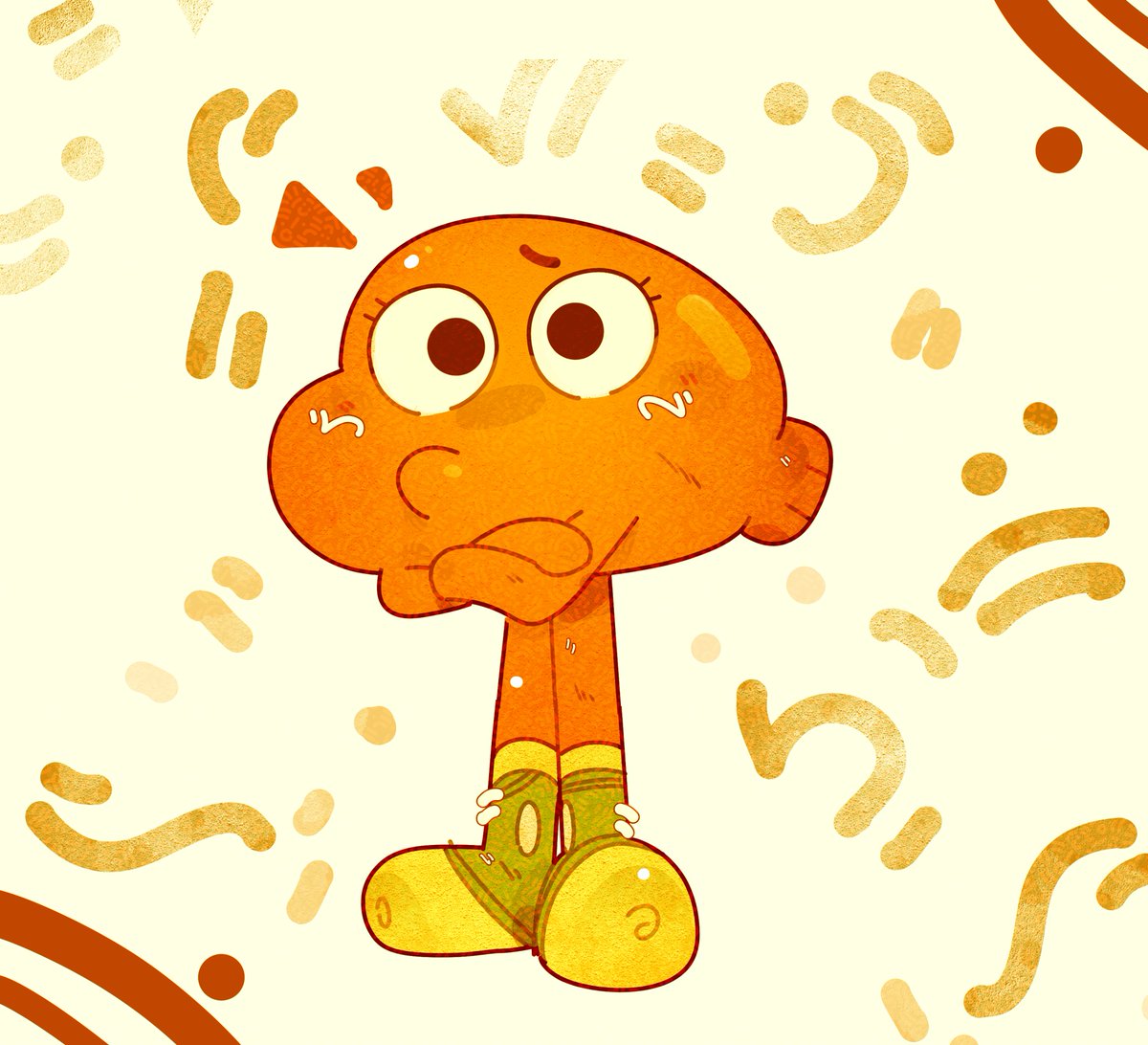 legoquail's tweet image. drawing characters (4/4): darwin
requested by @thewhitepumpkim