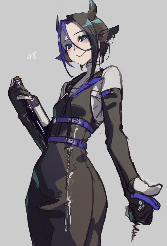「オリキャラ落書き。ハーゲンティさん。 」|塩街のイラスト