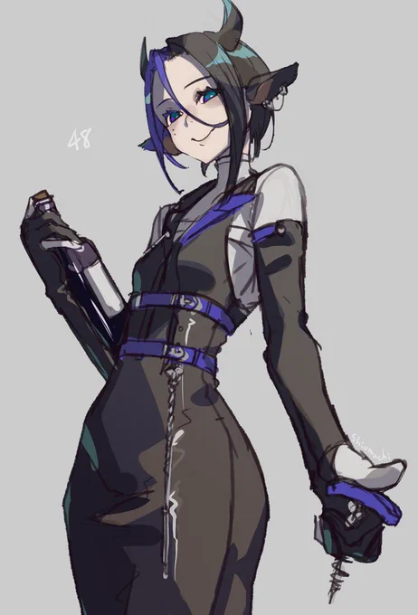 オリキャラ落書き。ハーゲンティさん。 