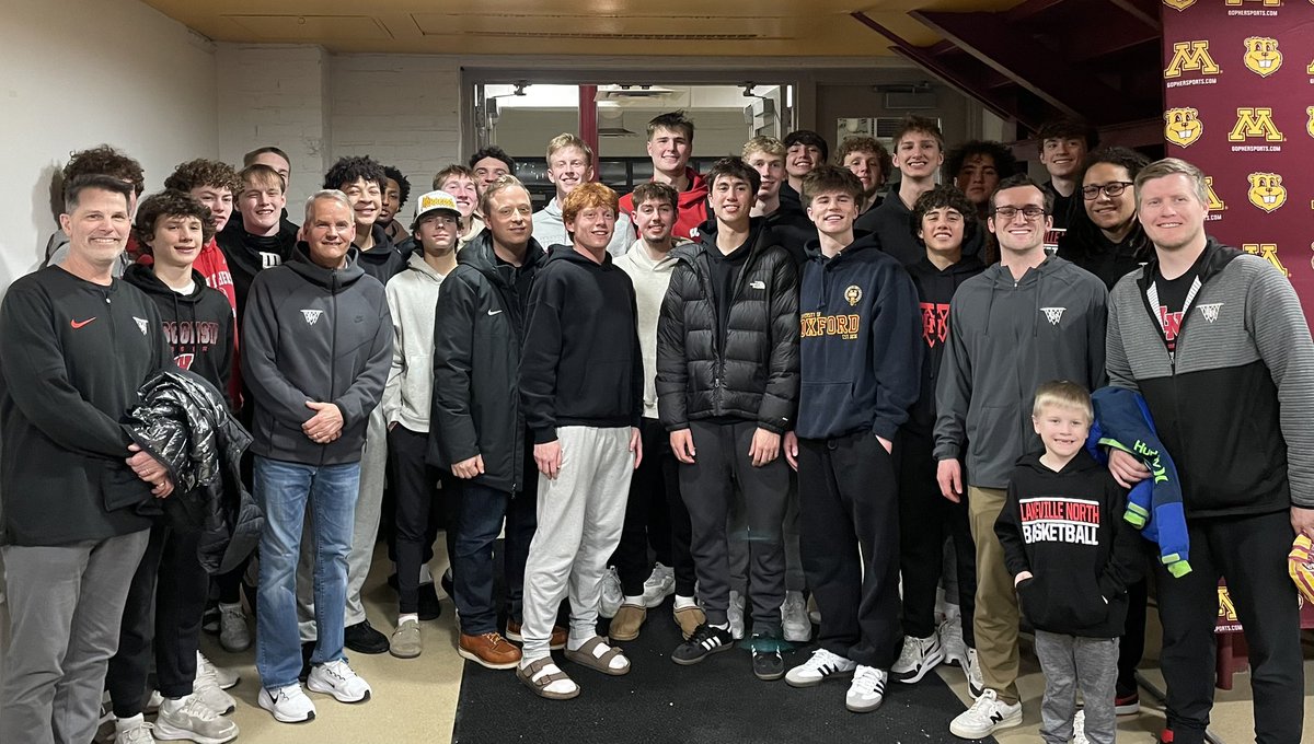 One perk of our game getting canceled: getting to see old teammates. 

Proud of Nolan and Jack!