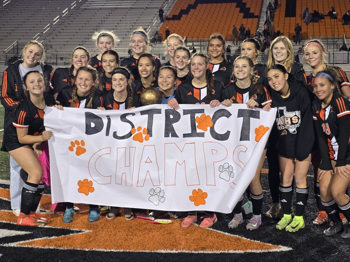 <a href="/SoccerLadycat/">Aledo Ladycat Soccer</a> are your District 5-5A Champs!!!!