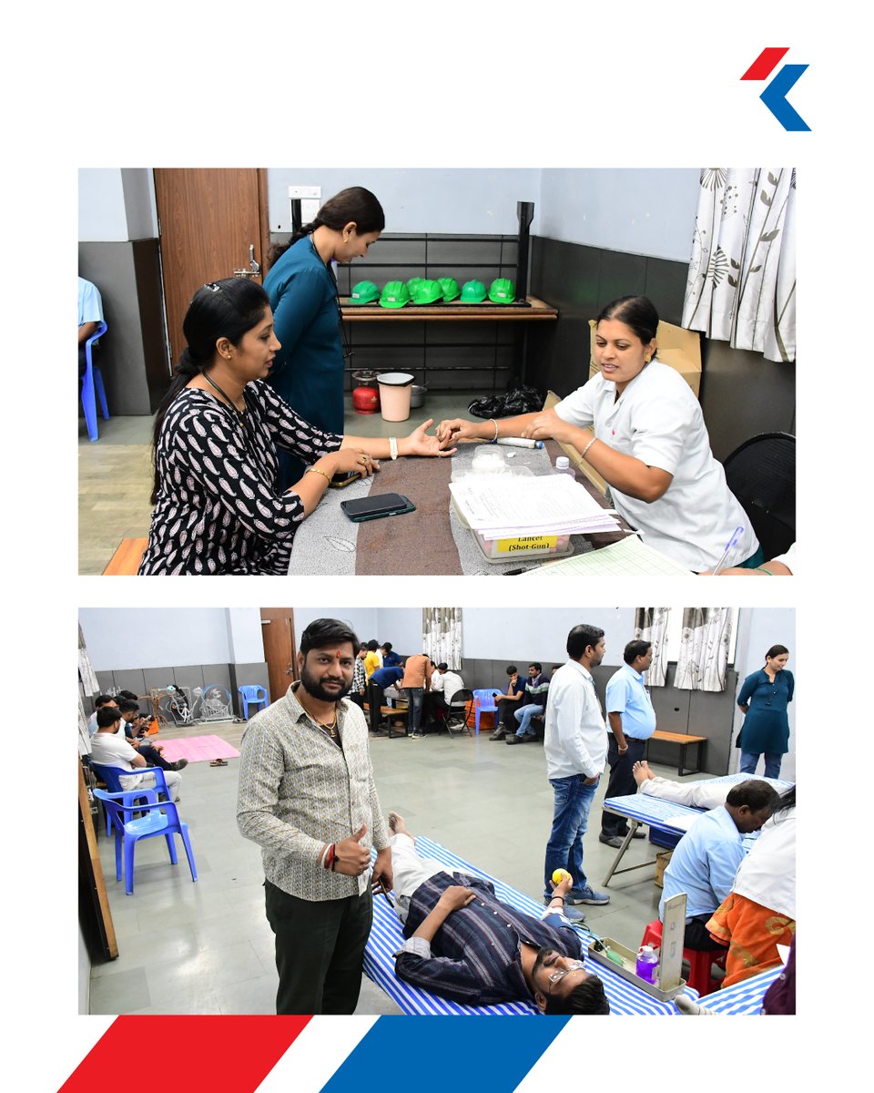 KalikaSteel's tweet photo. The Blood Donation Camp organised during the National Safety Week resulted in 103 blood donations, making it one of the most successful initiatives.

#NationalSafetyWeek #KalikaSteel https://t.co/VCeaox5mNQ
