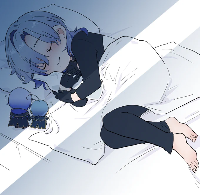 ちゃんとあったかくして寝ててほしい わりとまじで 