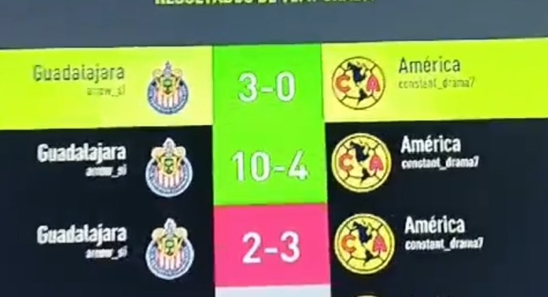 La #epifania se está cumpliendo #chivasvsamerica #chivas #America