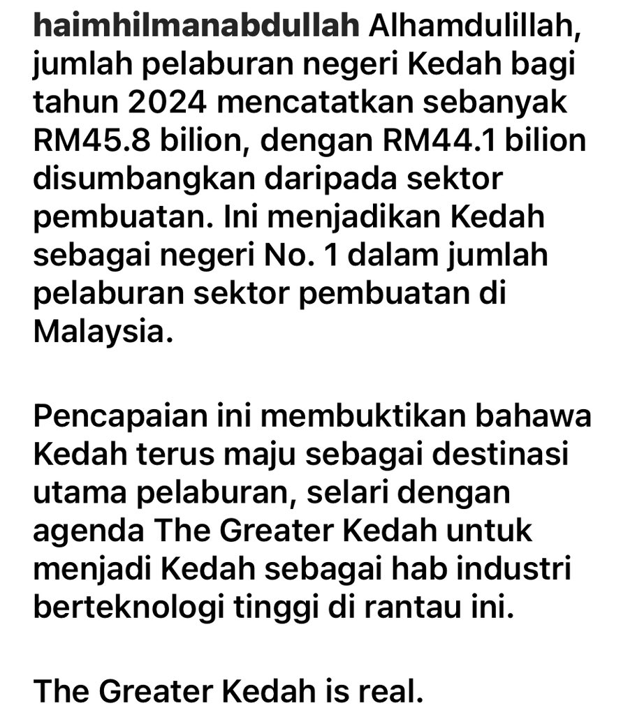 Alhamdulillah, negeri lebai.