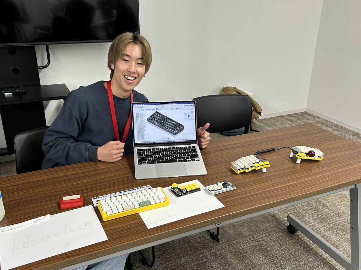 先日はMatsuribaMAX2025に参加していました！
ブースで自作キーボードの展示をしていました～！
#祭り場MAX