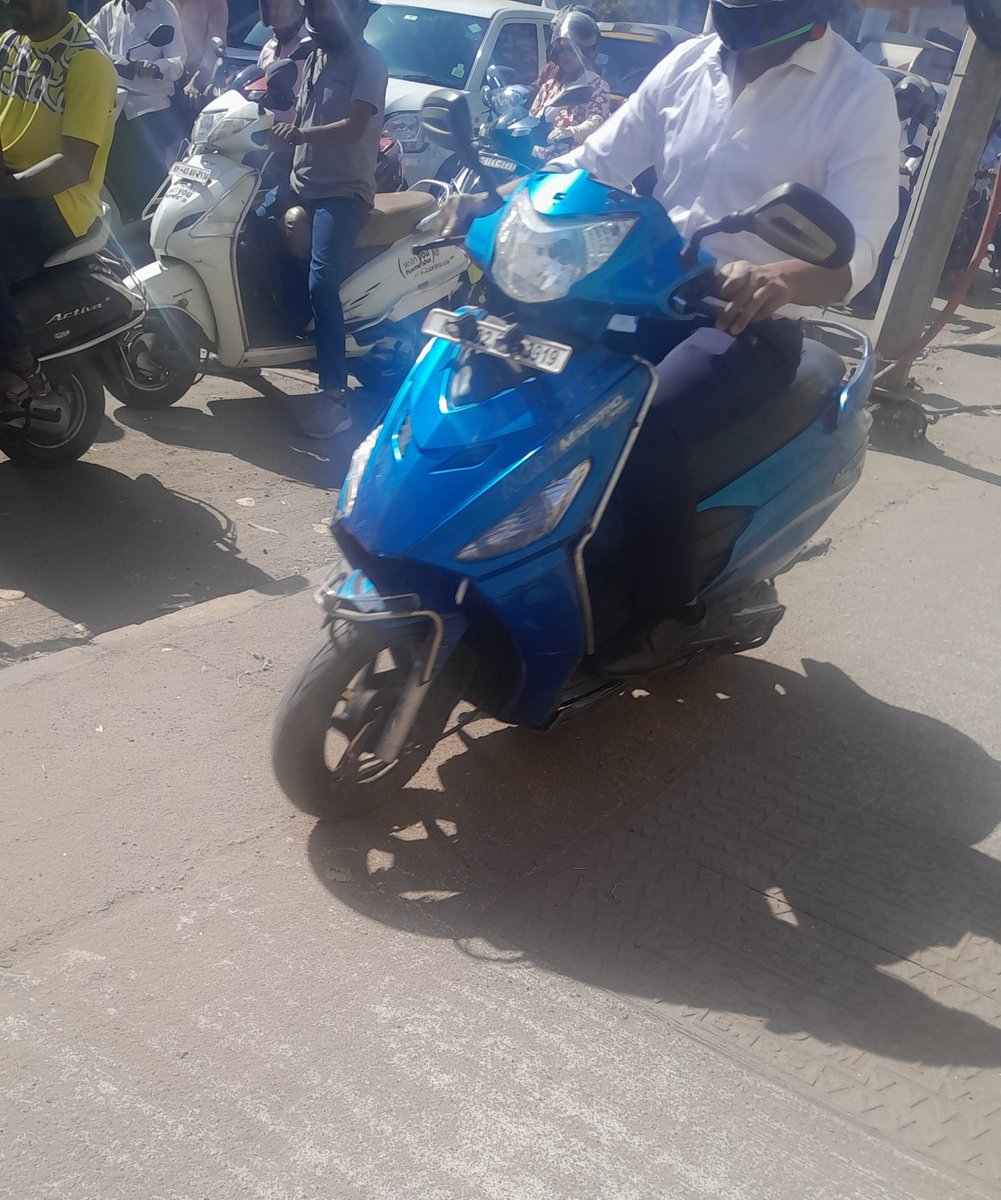 <a href="/MUMBAIpoliceNo1/">Maharashtra Police</a> 
Iam attaching just a few out of more than 3 times the number of 2-wheelers riding on the pavement, breaching safety. On Adi Shankarachaya Marg near IIT Lakeside gate