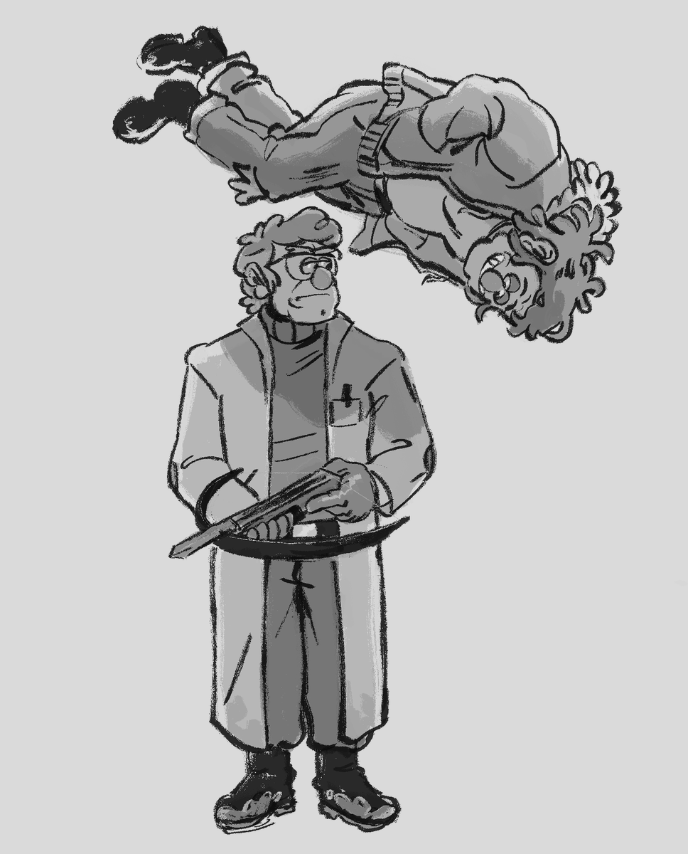 synthlet's tweet photo. vampire hunter &amp; his vampire brother #stanleypines #stanfordpines https://t.co/jCEaGE7j34