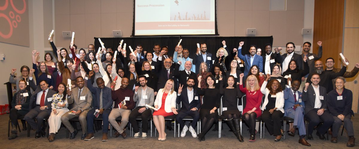 Tonights <a href="/YorkULAPS/">Faculty of Liberal Arts & Professional Studies</a>  Internationally Educated Professionals Celebrate Success Ceremony recognized the success of our students.“ Our aim is to empower individuals to unlock their full potential &amp; contribute meaningfully to their chosen fields in Canada" said Dr. Art Noordeh #YorkU