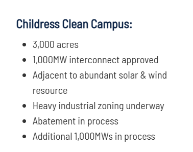 Lancium obtains Reinvestment zone in Childress county

The company successfully establishes the "Lancium Childress Reinvestment zone" with a total of 3,719.81 acres 🤯
Previously, the reinvestment zone was stretching much further south, and not as far west as currently