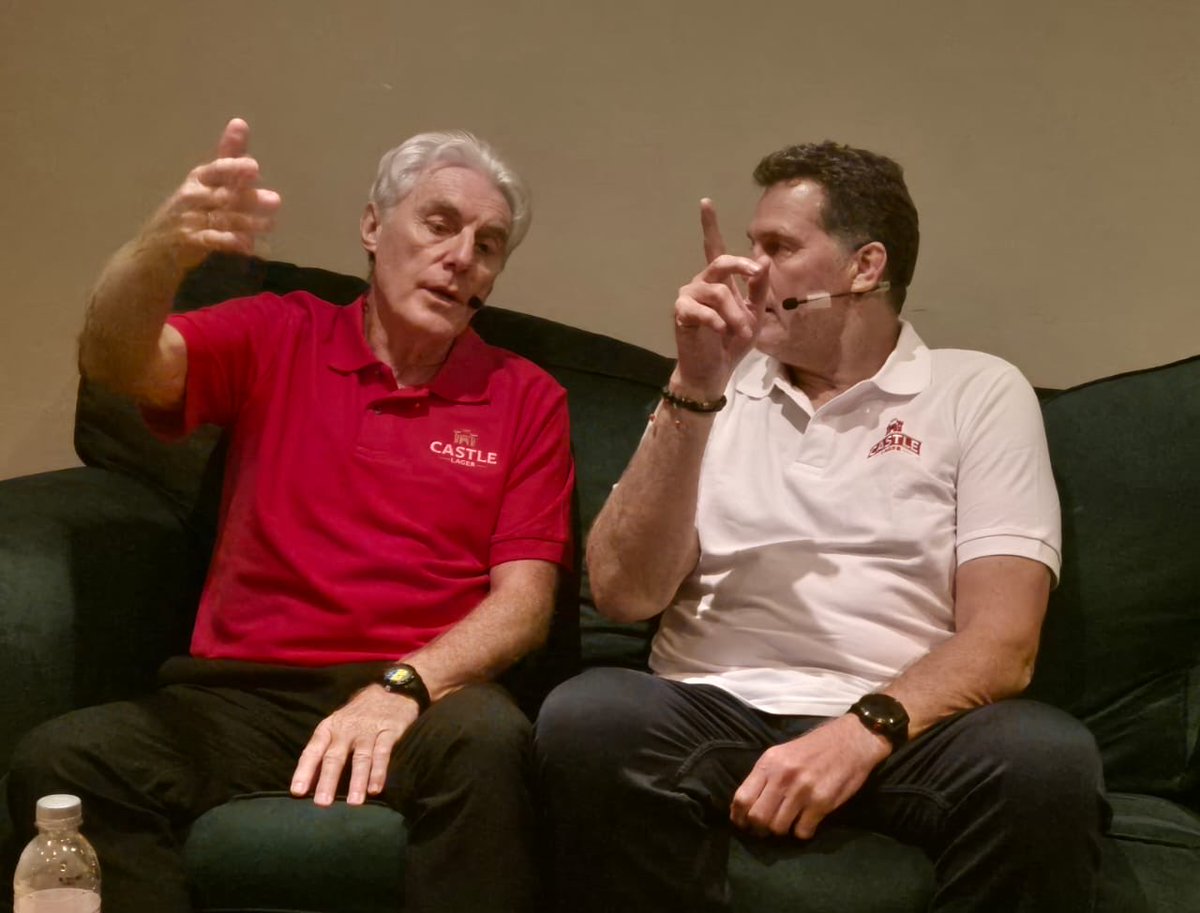 Not a long chat, but certainly learned a few things I will try to implement! Dankie Hugo Broos ! Lekka 🇿🇦