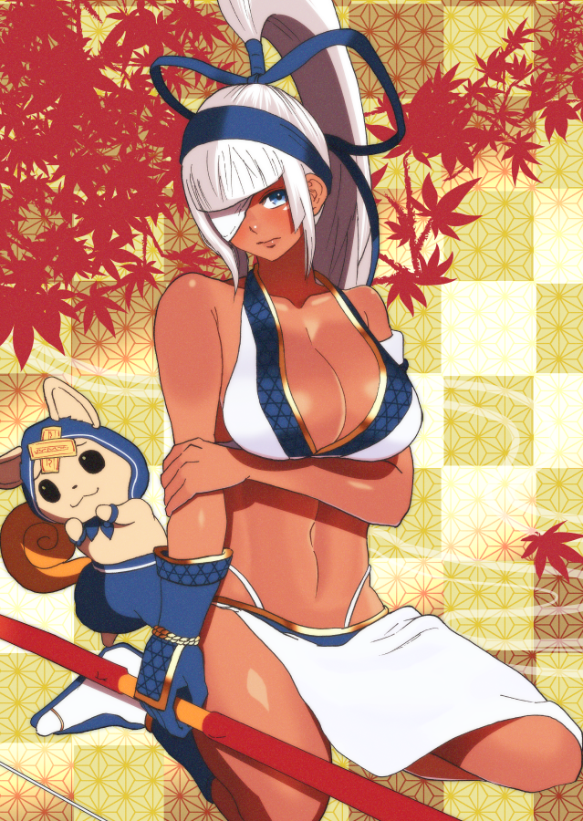 「3月6日は真境名ミナの誕生日! #サムライスピリッツ #格ゲーキャラ描こうぜ」|アキス 『深谷慶短編集　瞬き』発売中のイラスト