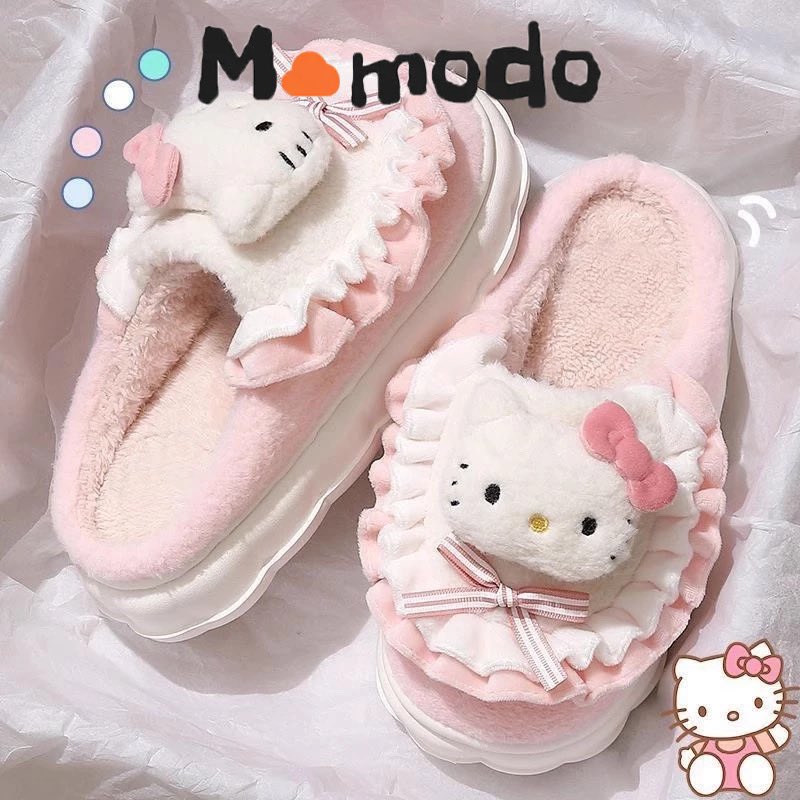 น่ารักม้ากก รองเท้าแตะ ผ้าฝ้าย พื้นหนา ลายการ์ตูน Sanrio🍒น่ารัก ในราคา ฿36 - ฿149 ที่ Shopee s.shopee.co.th/5faPTeotlv