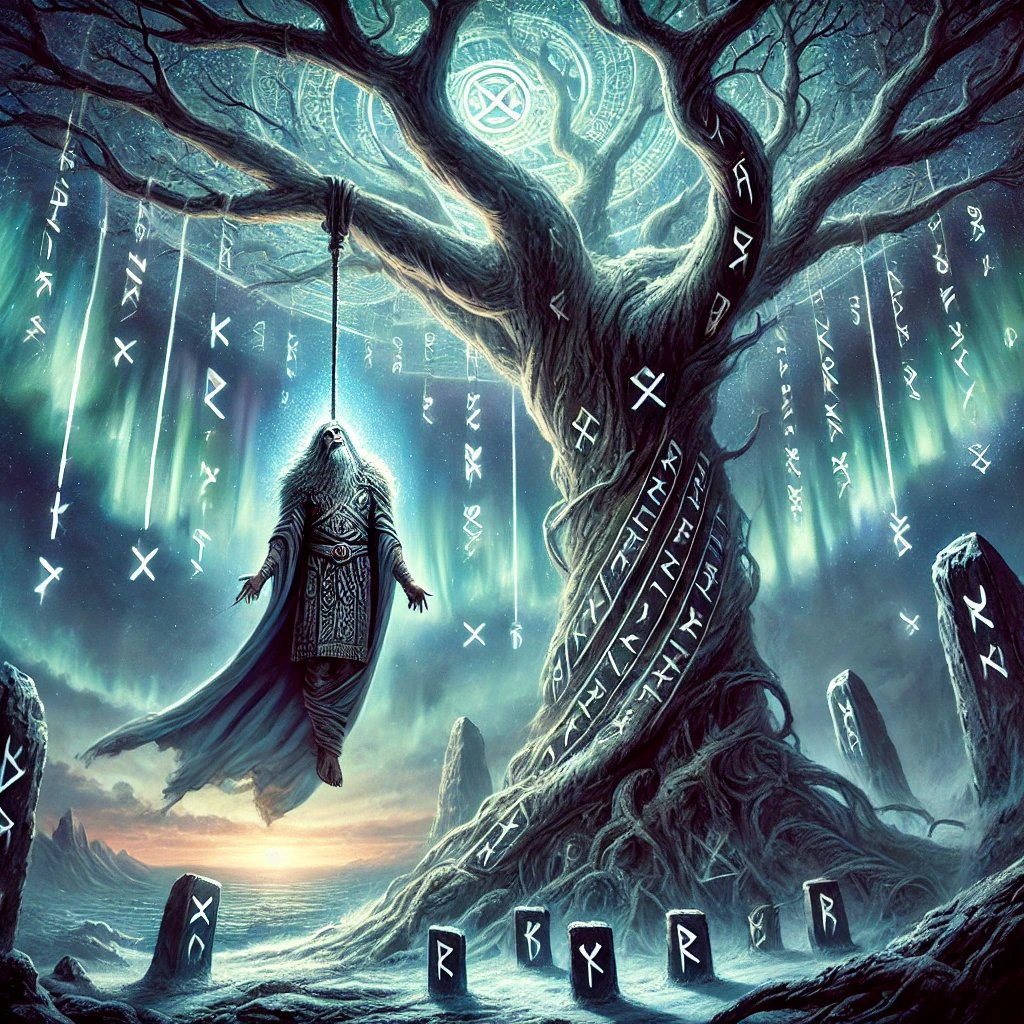 👁❌ #Odin sacrificed an eye for wisdom.
He hanged himself on #Yggdrasil for 9 days to unlock the #runes.
He walked among men disguised as a wanderer.
Would you give up something so great for #knowledge? 🤔🔥