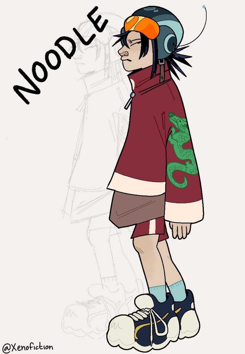 XENOFICTION's tweet image. Been itching to draw her SOOO bad 🍜