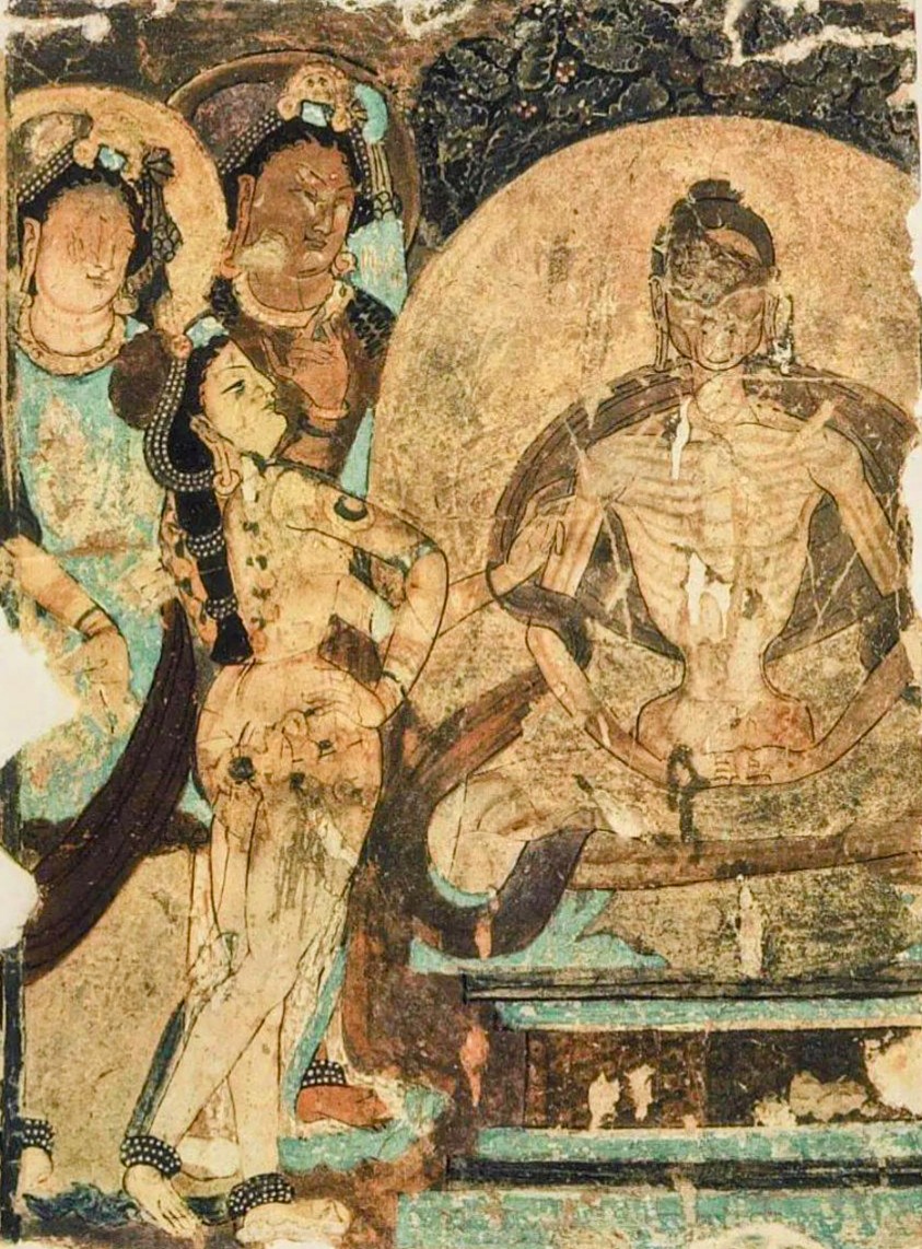 Kautilya02's tweet photo. "The Visit of Māyā"
6th century, Cave 76, Kizil, China
#Indosphere
Gorgeous! https://t.co/yzJi3eGLB9