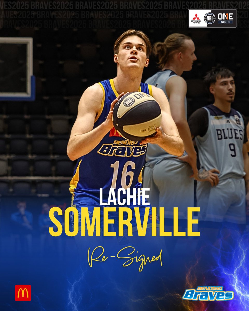LACHIE IS BACK FOR 2025🏀
We are excited to announce Lachie Somerville is confirmed for the 2025 season!

- Steve Black, Men's Head Coach
@nbl1 @maccas_bkd @nbl1south