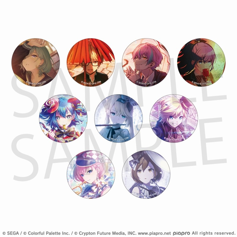 ✨3月7日発売✨／ 「#プロセカ」グリッター缶バッジ イベントイラスト
