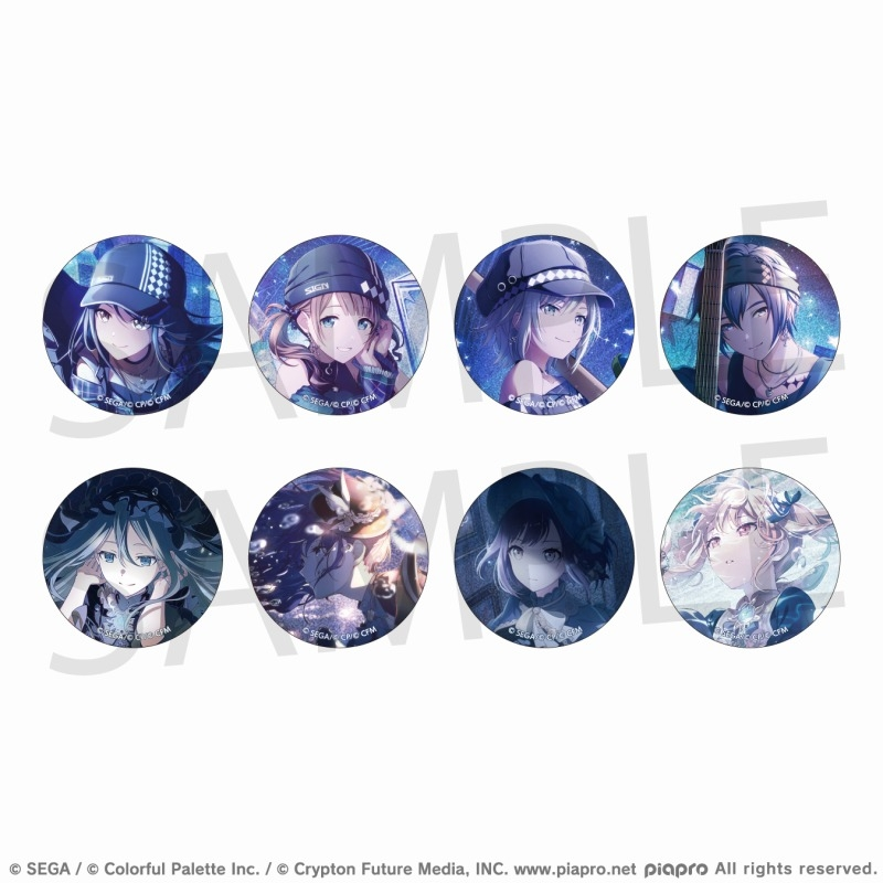 ✨3月7日発売✨／ 「#プロセカ」グリッター缶バッジ イベントイラスト