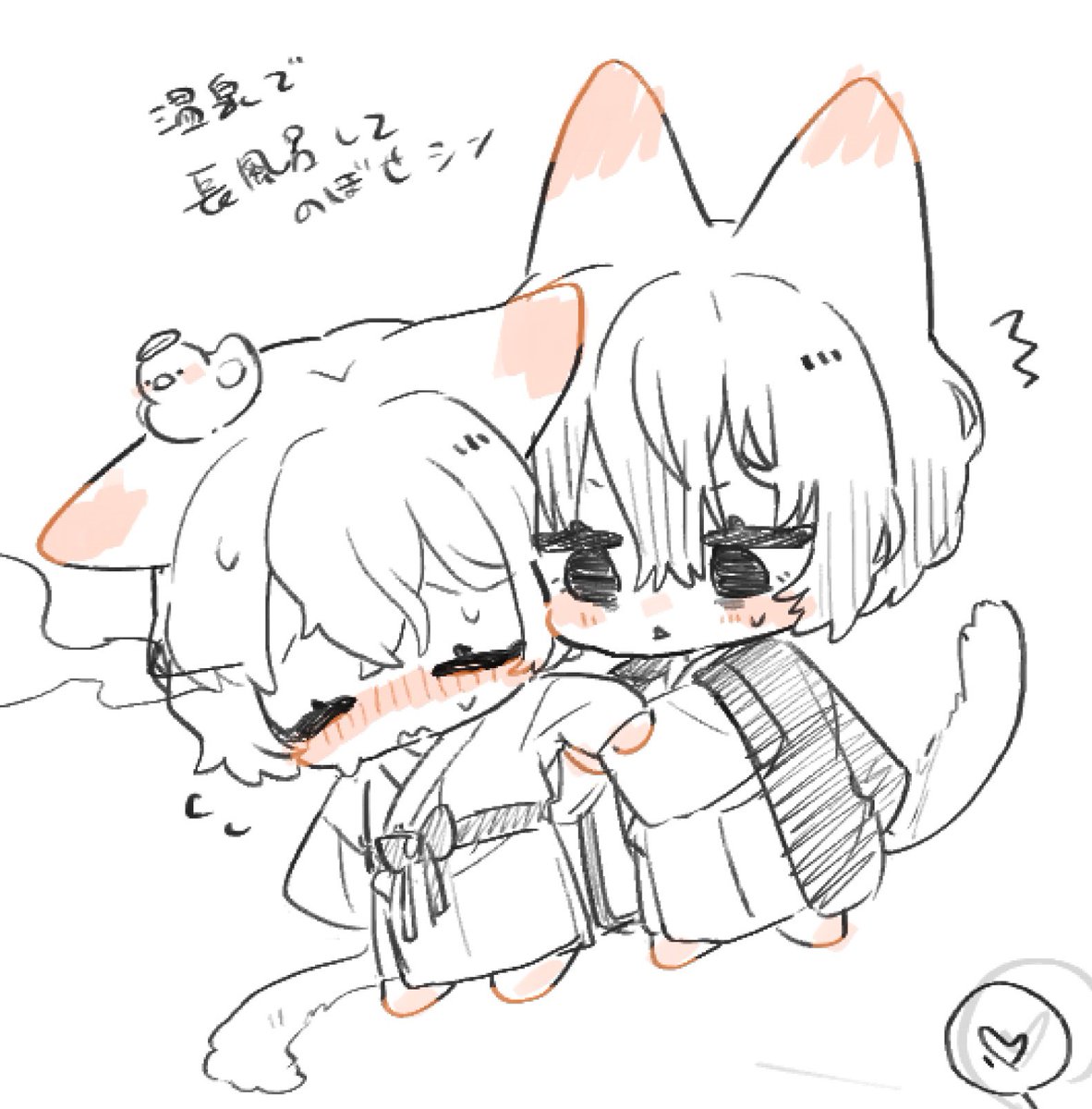 と*ん様 一点もの　ぱたとぅ　直筆イラスト　No.0004　〜夢で会いましょう〜 LCB0111 ♨️𓈒𓂂𓏸🪶🐣