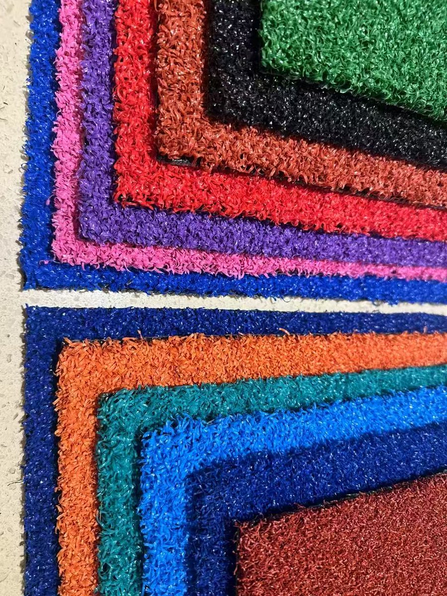 wegiturf's tweet image. New rainbow decorative grass, welcome to inquire and order.#ENOCHGRASS #artificialgrass #runningtrack #redgrassturf #redgrass #artificialturffortrack