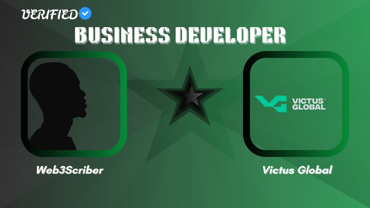 Web3Scriber's tweet photo. I am glad to inform you all that I´m officially a BD for @victusglobal .

@victusglobal  is a leading venture capitalist that supports Web3 projects in achieving their desired growth.

Liquidity is important just like a great team is necessary for the success of any project. https://t.co/Umde4eeyPt
