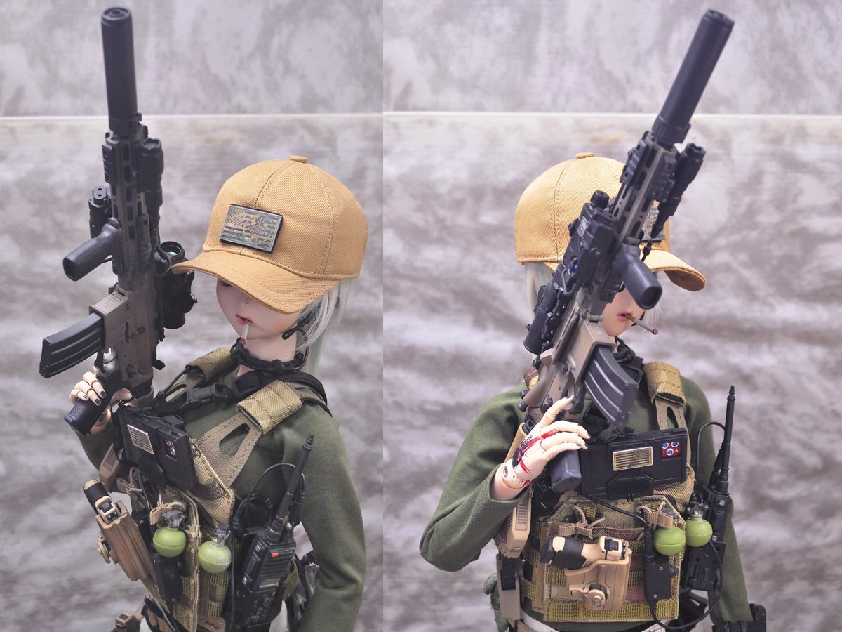 dreamdoll6's tweet photo. 1/3 SCALE REPLICA MINIATURES MODEL KIT SERIES HK 416 TAN COLOUR VER   ✨😙😙✨
#SECRETCROSS
#武装ドール 
#アイドール東京 #handmade
#3dprint
#ドルフィードリーム
#DDはいいぞ https://t.co/24J5aywgw5