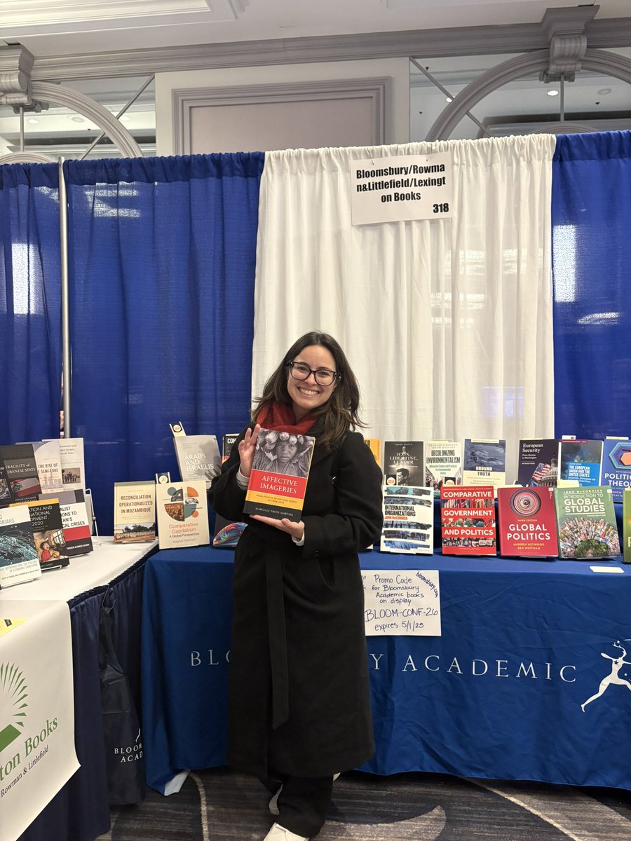 Dr Marcelle Trote Martins (@mtrotem) on Twitter photo Thrilled to find my book ‘Affective Imageries’ at the <a href="/BloomsburyPol/">Bloomsbury Politics & Area Studies</a> /
Rowman & Littlefield booth at #ISA2025! 🇹🇱 Thrilled to find my book ‘Affective Imageries’ at the <a href="/BloomsburyPol/">Bloomsbury Politics & Area Studies</a> /
Rowman & Littlefield booth at #ISA2025! 🇹🇱