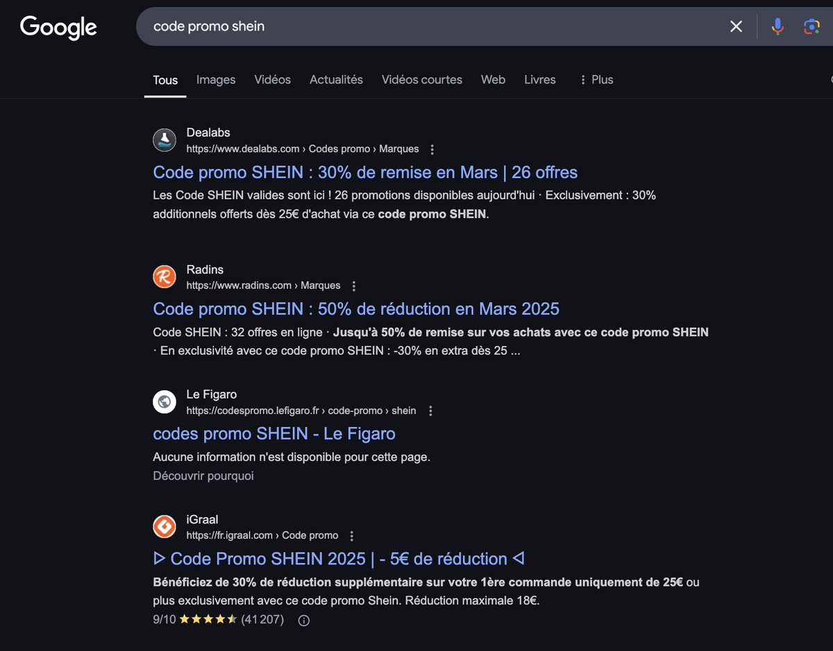 Fabien SEO ✳️ tweet media