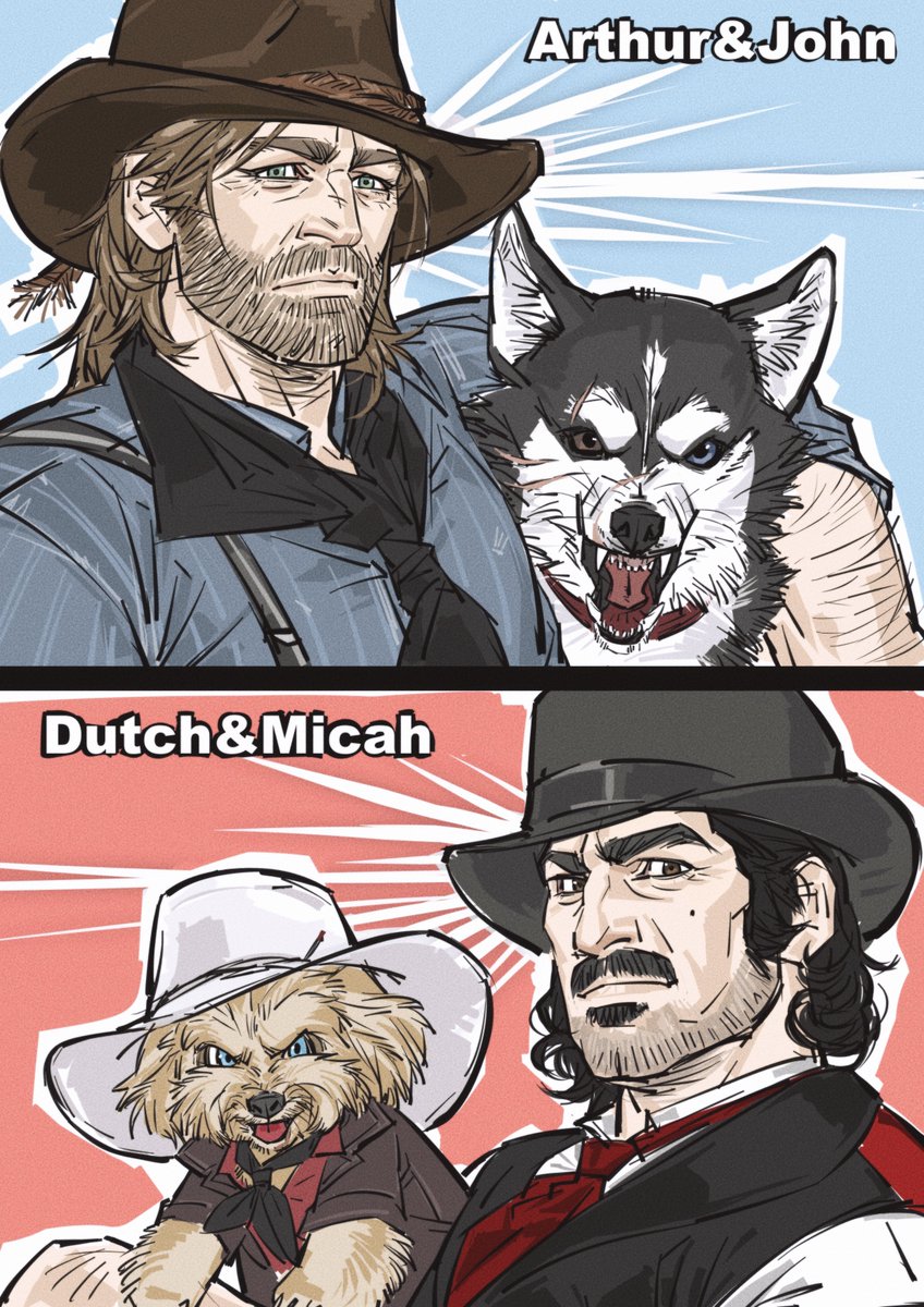 #RedDeadRedemption2 #JohnMarston #arthurmorgan 
Who is the good dog?