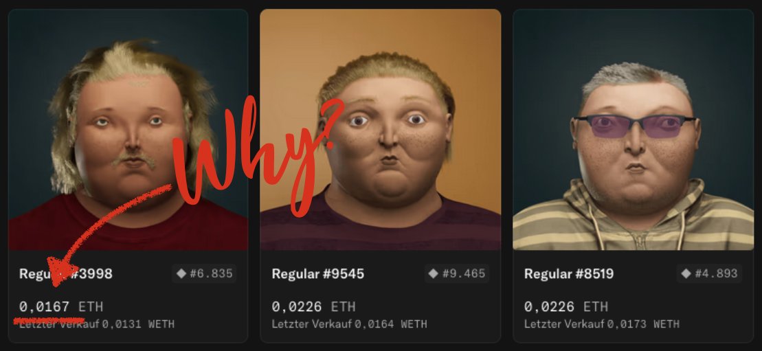 yawnfree's tweet image. Why some @Regulars_NFT dudes downgrade the whole  REG family collection by wanting to be the first cheap MFER in the row on @OpenSea? And @cryptopunksnfts owners don't?! Learn &amp;amp; Earn ... and leave the FAM!