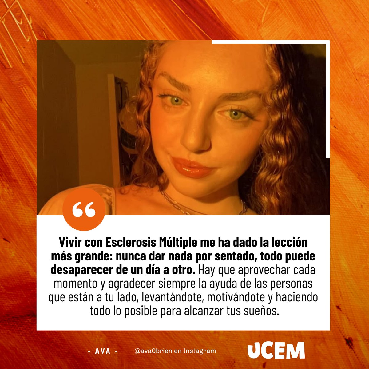 Cuando vives con #𝗘𝘀𝗰𝗹𝗲𝗿𝗼𝘀𝗶𝘀𝗠ú𝗹𝘁𝗶𝗽𝗹𝗲 no puedes dar nada por sentado, todo puede cambiar de un momento a otro. #NavegandoJuntosLaEM #MiDiagnósticoDeEM