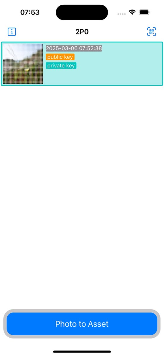 #pki #e2e photo asset authorship verification that uses #blockchain storage. 2p0.space - feel free to try out TestFlight build. #CyberSecurity