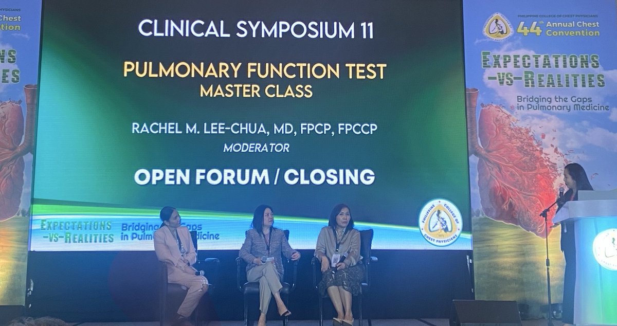 DocJohnChan's tweet image. A fruitful engagement in this symposium on PFT (masterclass)
#pccp2025 @philchestorg