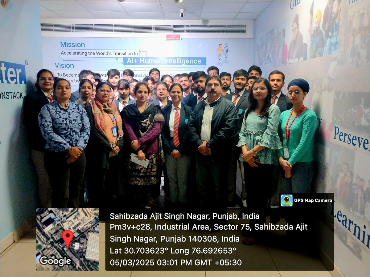 CecCgc's tweet image. The students of the Department of IT, CEC-CGC Landran, had an enriching industrial visit to XENONSTACK. The session provided valuable insights into AI advancements, Large Language Models (LLMs), and AI agents transforming industries.  #Xenonstack #AI #IndustrialVisit #Technology