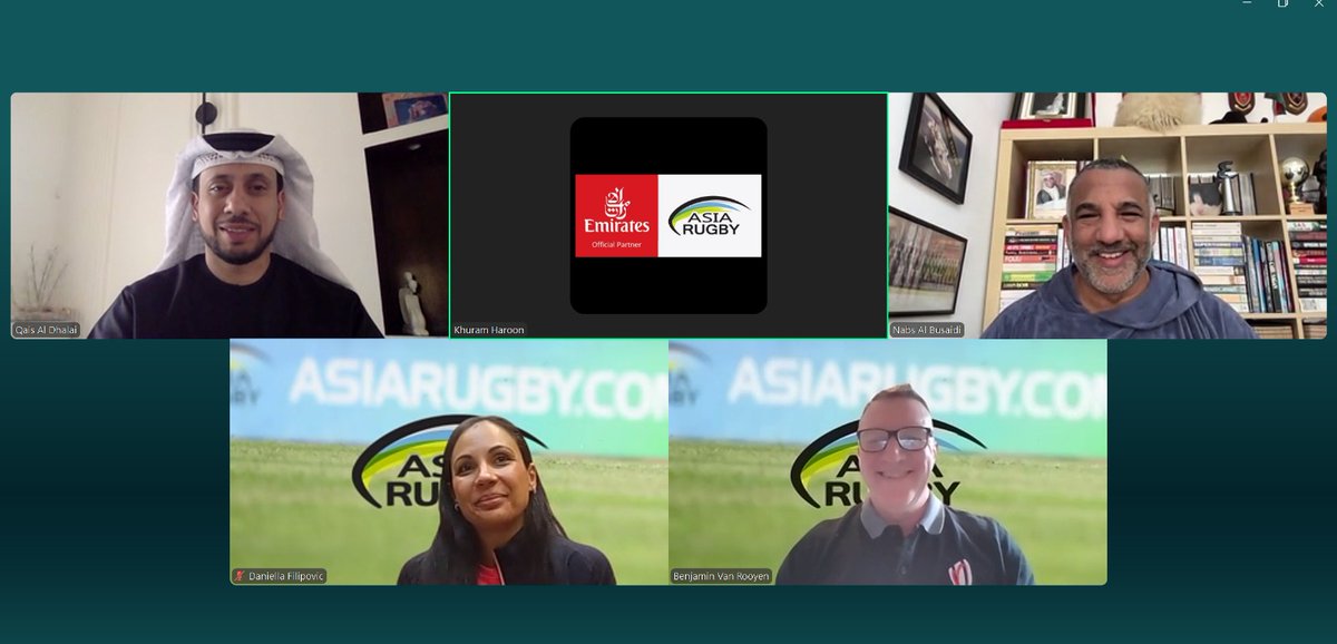 Asia Rugby President Qais Al Dhalai met with Oman Rugby Chairman Nabil Al Busaidi to discuss the future of rugby in the country. 🏉✨
Chairman Nabil Al Busaidi shared exciting plans for the sport in Muscat.
Looking ahead, the Asia Rugby President expressed interest in exploring