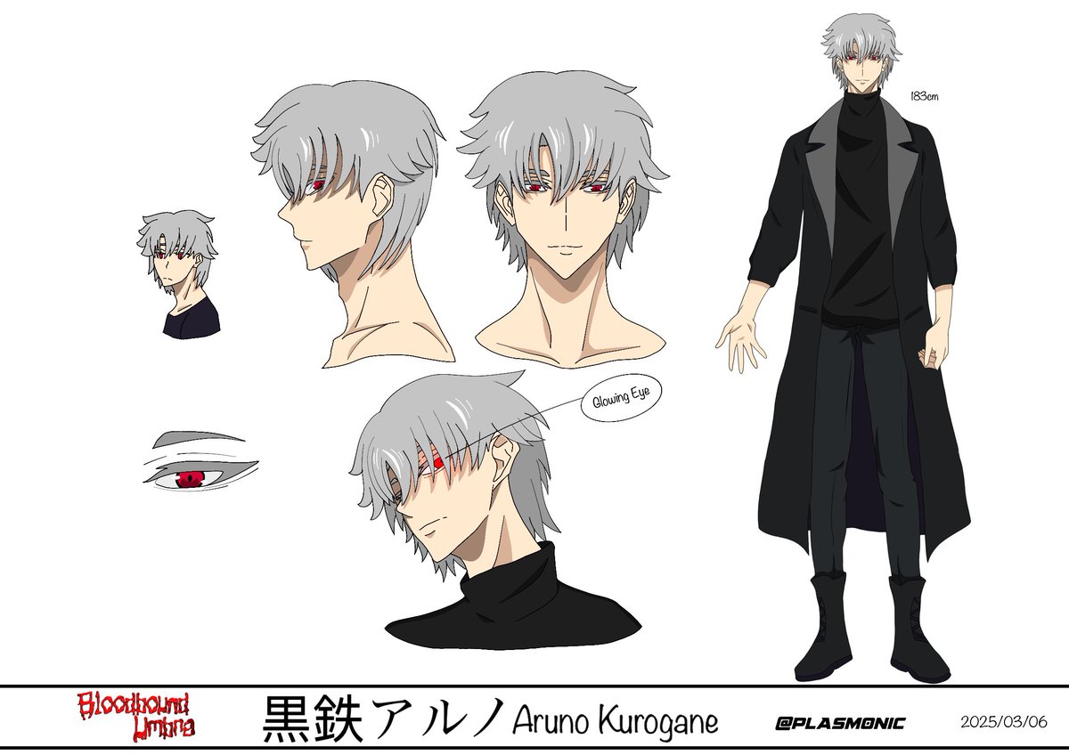 Aruno Kurogane 2025 Official Settei

#Genga #CharacterDesign #BloodboundUmbra