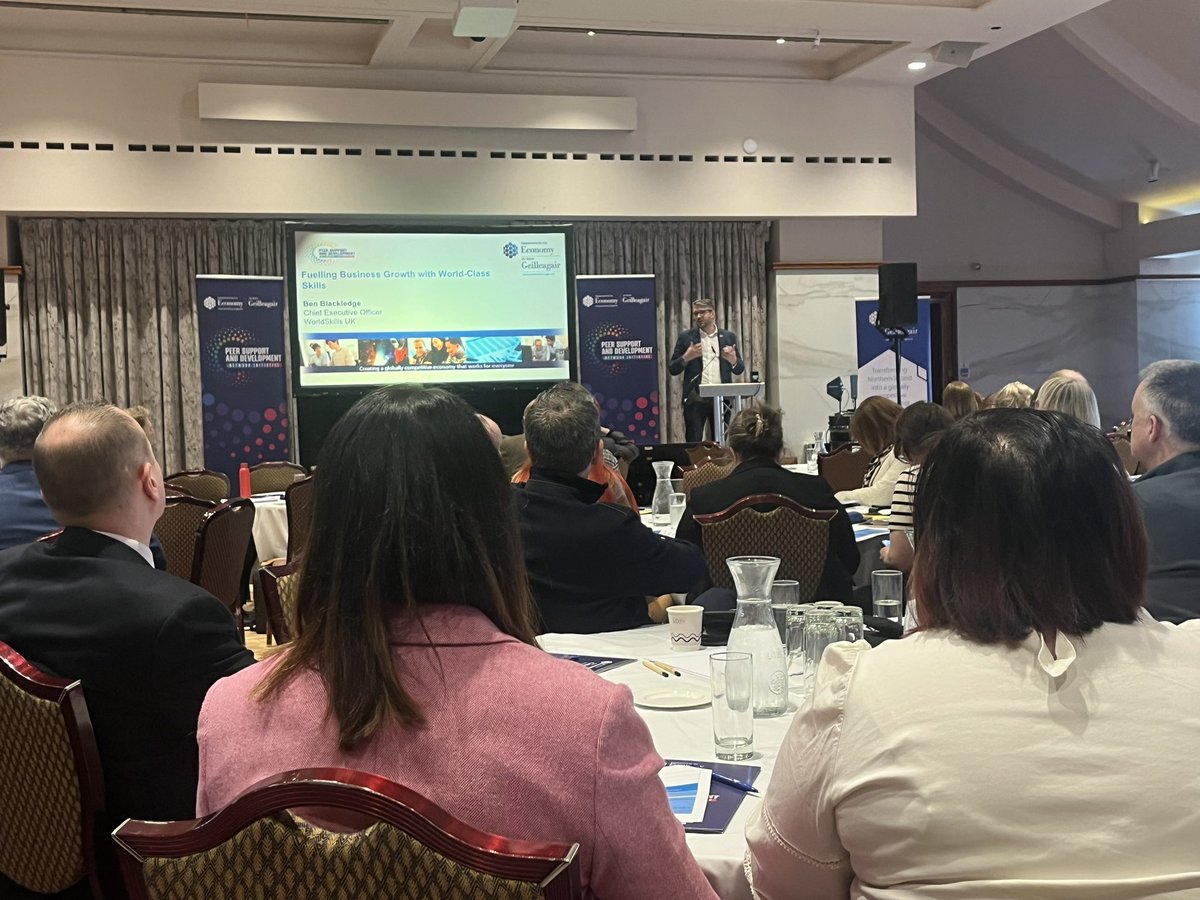 Sandra Bailie (@nicvasandra) on Twitter photo Interesting day so far at <a href="/Economy_NI/">Economy NI</a> Peer Support and Development conference with colleagues developing skills across all sectors. Reminded of the importance skills for growth and innovation in NI. <a href="/NICVA/">NICVA</a> <a href="/forum_learning/">Forum for Adult Learning NI</a> <a href="/Further_NI/">Further Education NI</a> <a href="/OUBelfast/">The OU in Northern Ireland</a> <a href="/UlsterUni/">Ulster University</a> <a href="/QUBelfast/">Queen's University Belfast 🎓</a> Interesting day so far at <a href="/Economy_NI/">Economy NI</a> Peer Support and Development conference with colleagues developing skills across all sectors. Reminded of the importance skills for growth and innovation in NI. <a href="/NICVA/">NICVA</a> <a href="/forum_learning/">Forum for Adult Learning NI</a> <a href="/Further_NI/">Further Education NI</a> <a href="/OUBelfast/">The OU in Northern Ireland</a> <a href="/UlsterUni/">Ulster University</a> <a href="/QUBelfast/">Queen's University Belfast 🎓</a>