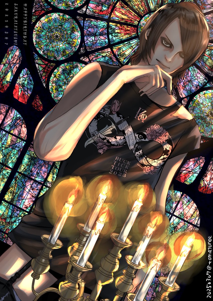 tomatonoe's tweet image. あっちゃんお誕生日おめでとう🌸🌸🌸
生まれてきてくれてありがとう🐈‍⬛
#櫻井敦司誕生祭2025
#櫻井敦司強化月間