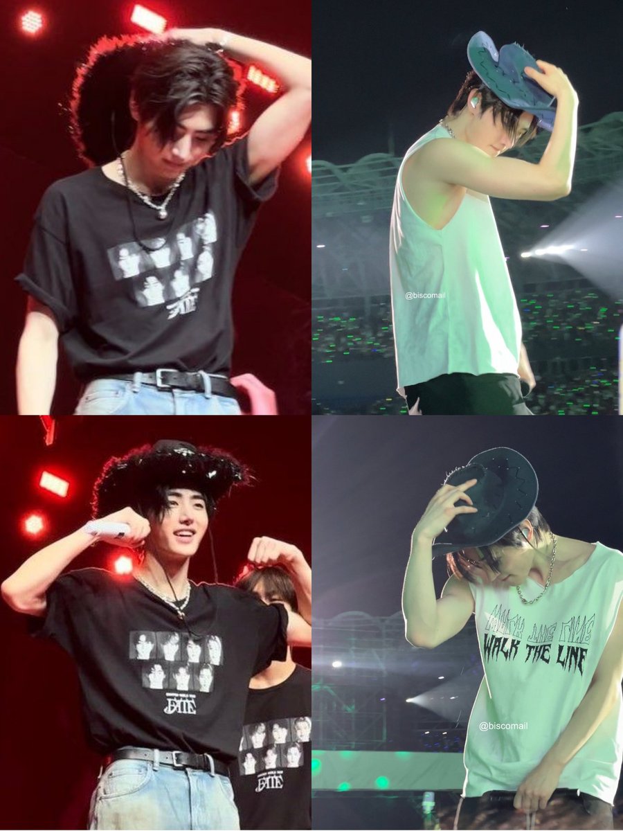 hoonsbbyy's tweet image. we love cowboy sunghoon 🙂‍↕️

2024                                       2025