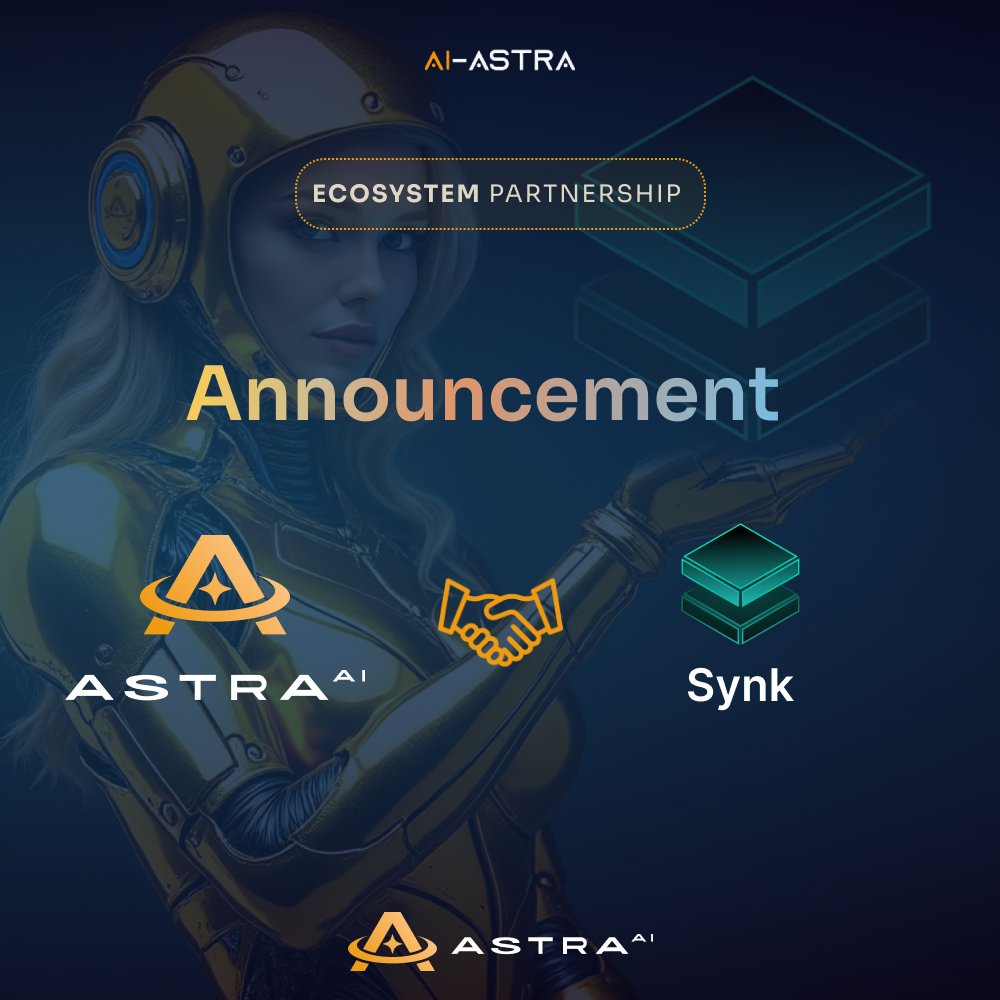 AstraLabs_Inc's tweet image. AstraAI 🤝🏻 Synk 
- Ecosystem Partnership -  

We’re excited to announce our partnership with @Synk_ws , a browser-based decentralized operating system (DeOS) designed to provide a scalable, secure, and privacy-focused ecosystem for Web3 applications. By leveraging cloud and…