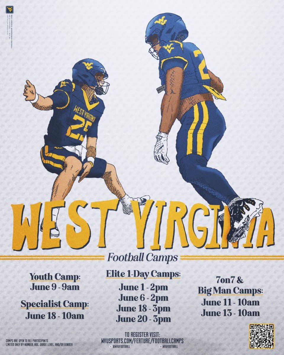 Landon Husereau 2027 QB (@landon_husereau) on Twitter photo Thank you for the invite <a href="/rhett_rod/">Rhett Rodriguez</a> <a href="/RealCoachRod/">Rich Rodriguez</a>
Can’t wait to attend the <a href="/WVUfootball/">West Virginia Football</a> Camp this spring!
<a href="/BreakthroughEFB/">Breakthrough Elite Football</a> <a href="/M2_QBacademy/">M2 QB Academy</a> <a href="/amclaughlinqb/">Alex McLaughlin</a> <a href="/QBIQsystem/">QBIQ™️</a> <a href="/WPSBulldogs/">WPS Bulldogs</a> <a href="/WPSBulldogsFB/">Westerly Bulldogs Football</a> <a href="/rds_jr/">RSposato Jr.</a> <a href="/CoachMartinESA/">Coach Martin</a> <a href="/WVSportsDotCom/">WVSports.com</a> <a href="/WVSportsNow/">West Virginia Sports Now</a>
<a href="/NE6FB_Recruits/">NE-Recruits</a> <a href="/newftbj/">New England Football Journal ® 🏈</a> Thank you for the invite <a href="/rhett_rod/">Rhett Rodriguez</a> <a href="/RealCoachRod/">Rich Rodriguez</a>
Can’t wait to attend the <a href="/WVUfootball/">West Virginia Football</a> Camp this spring!
<a href="/BreakthroughEFB/">Breakthrough Elite Football</a> <a href="/M2_QBacademy/">M2 QB Academy</a> <a href="/amclaughlinqb/">Alex McLaughlin</a> <a href="/QBIQsystem/">QBIQ™️</a> <a href="/WPSBulldogs/">WPS Bulldogs</a> <a href="/WPSBulldogsFB/">Westerly Bulldogs Football</a> <a href="/rds_jr/">RSposato Jr.</a> <a href="/CoachMartinESA/">Coach Martin</a> <a href="/WVSportsDotCom/">WVSports.com</a> <a href="/WVSportsNow/">West Virginia Sports Now</a>
<a href="/NE6FB_Recruits/">NE-Recruits</a> <a href="/newftbj/">New England Football Journal ® 🏈</a>