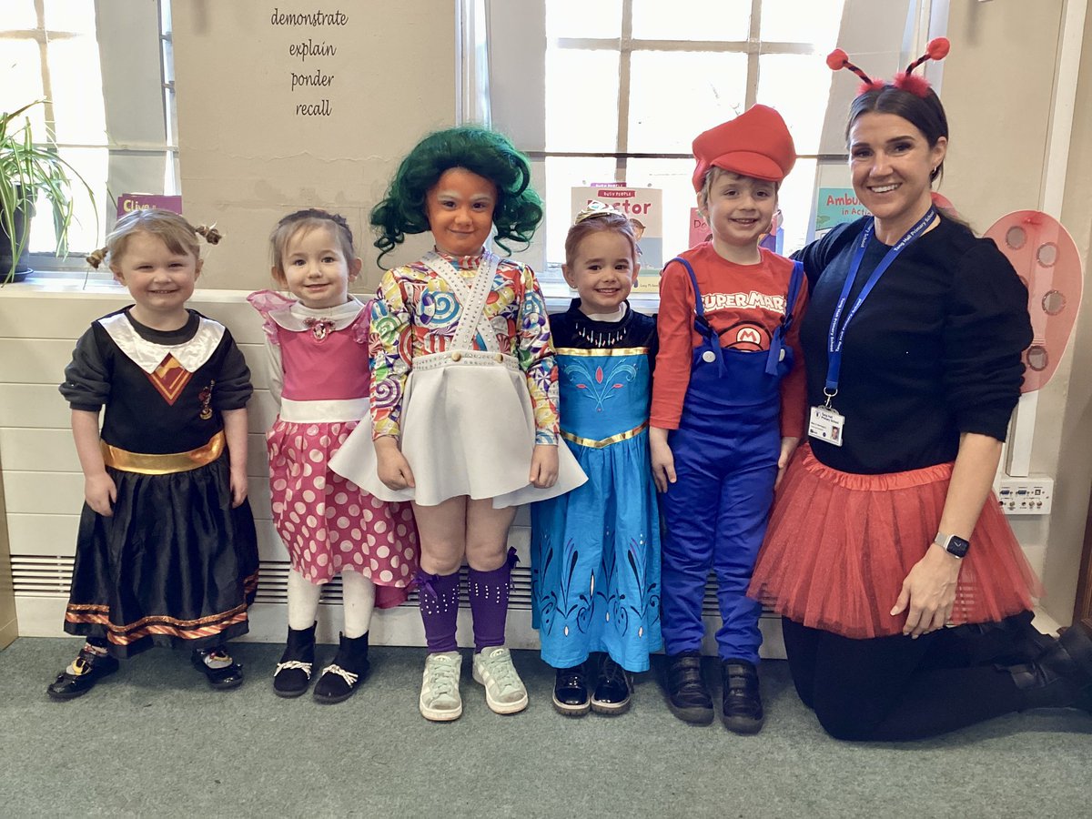 World book day in Goldcrests! 
What fabulous costumes.